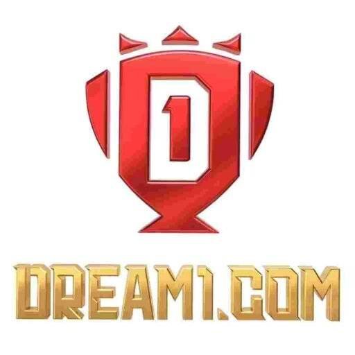 Dream1 game platform logo in red and gold design